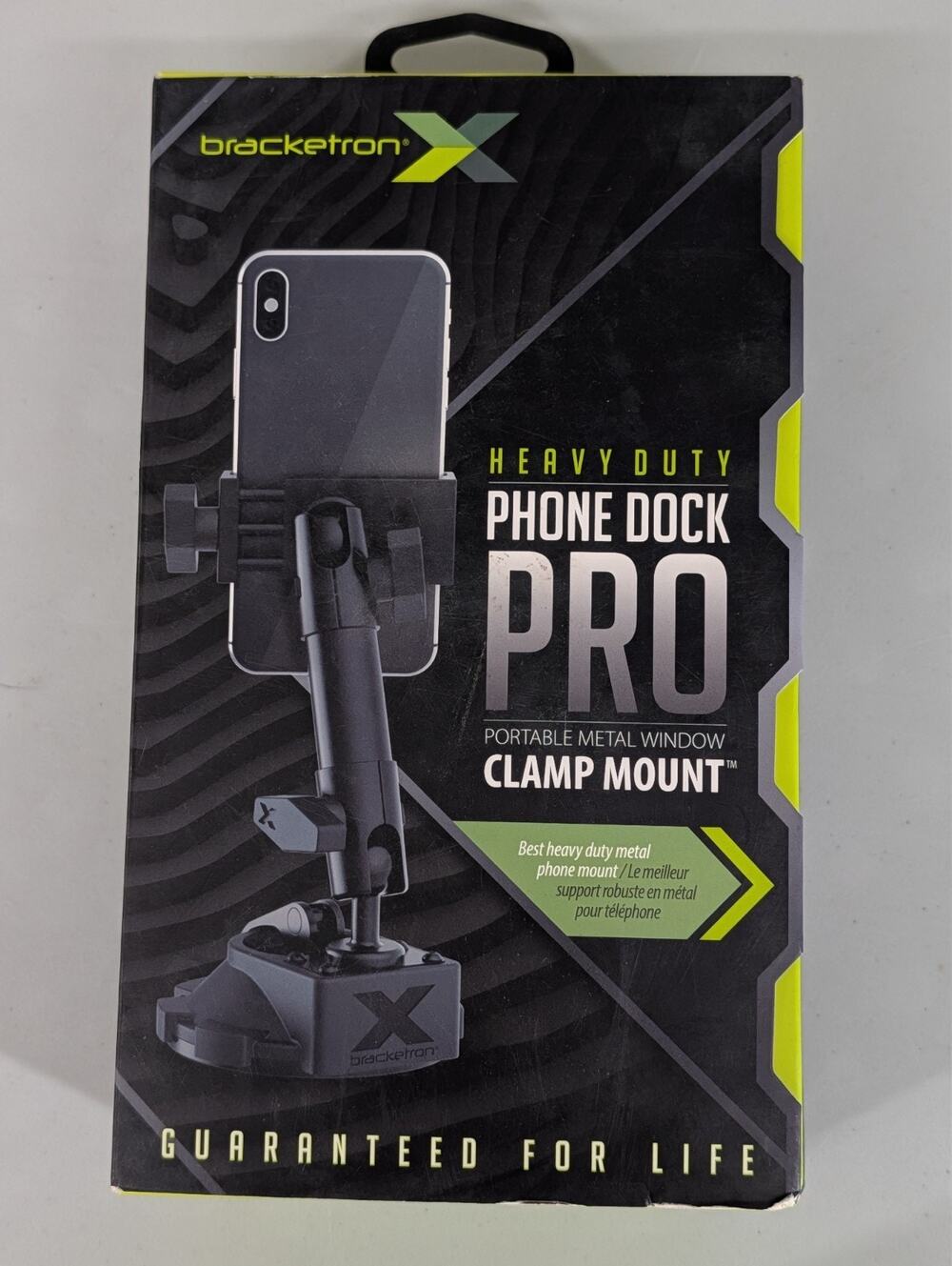 Bracketron Heavy Duty Phone Dock Pro Dash/Window METAL Clamp Mount BX1-579-2